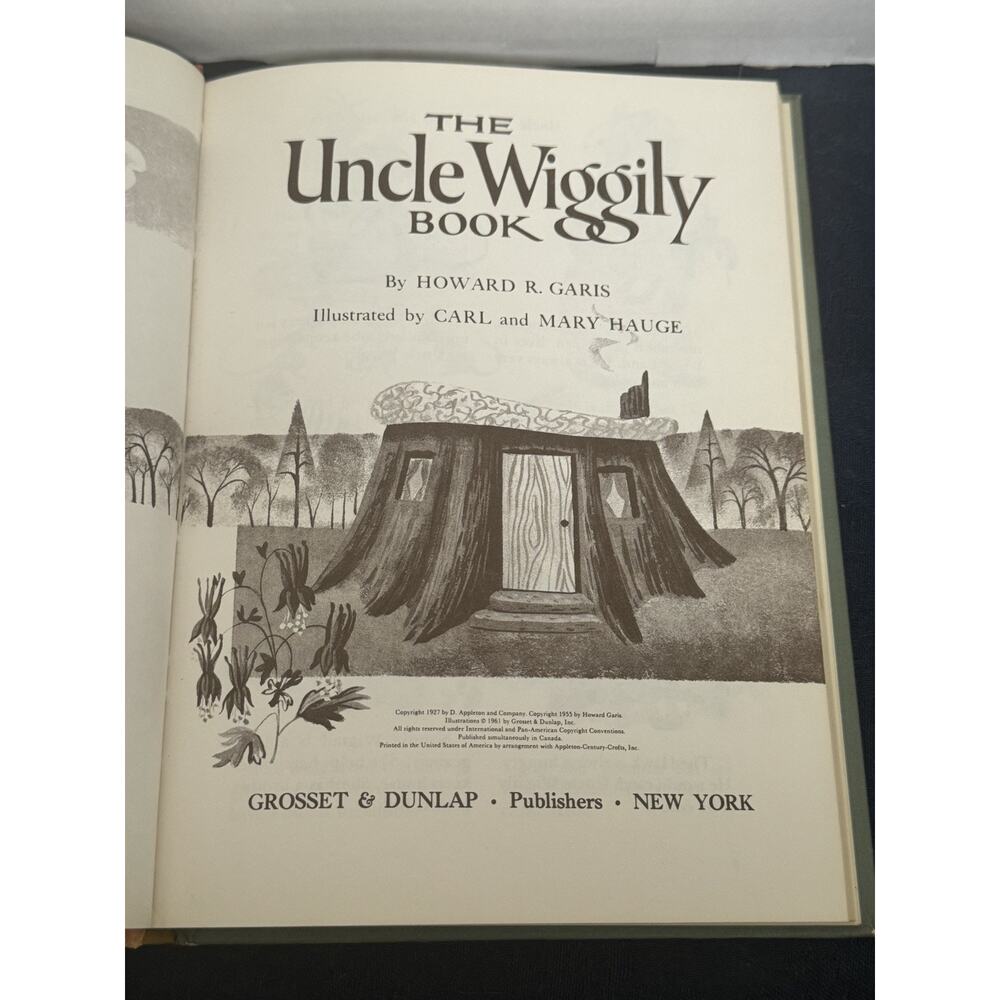 Vtg 1955 THE UNCLE WIGGILY & Stories‎ Hardcover Book by Howard R Garis - Picture 4 of 7